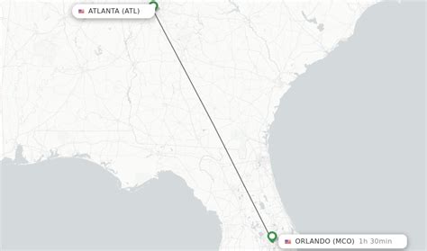 cheap flights from atlant ga area to orlando fl area